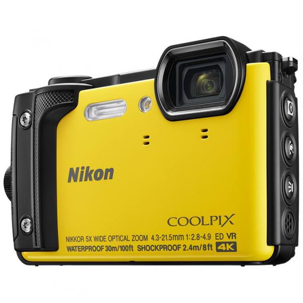 Nikon Coolpix W300 Waterproof Digital Camera in Yellow | Hilton ...